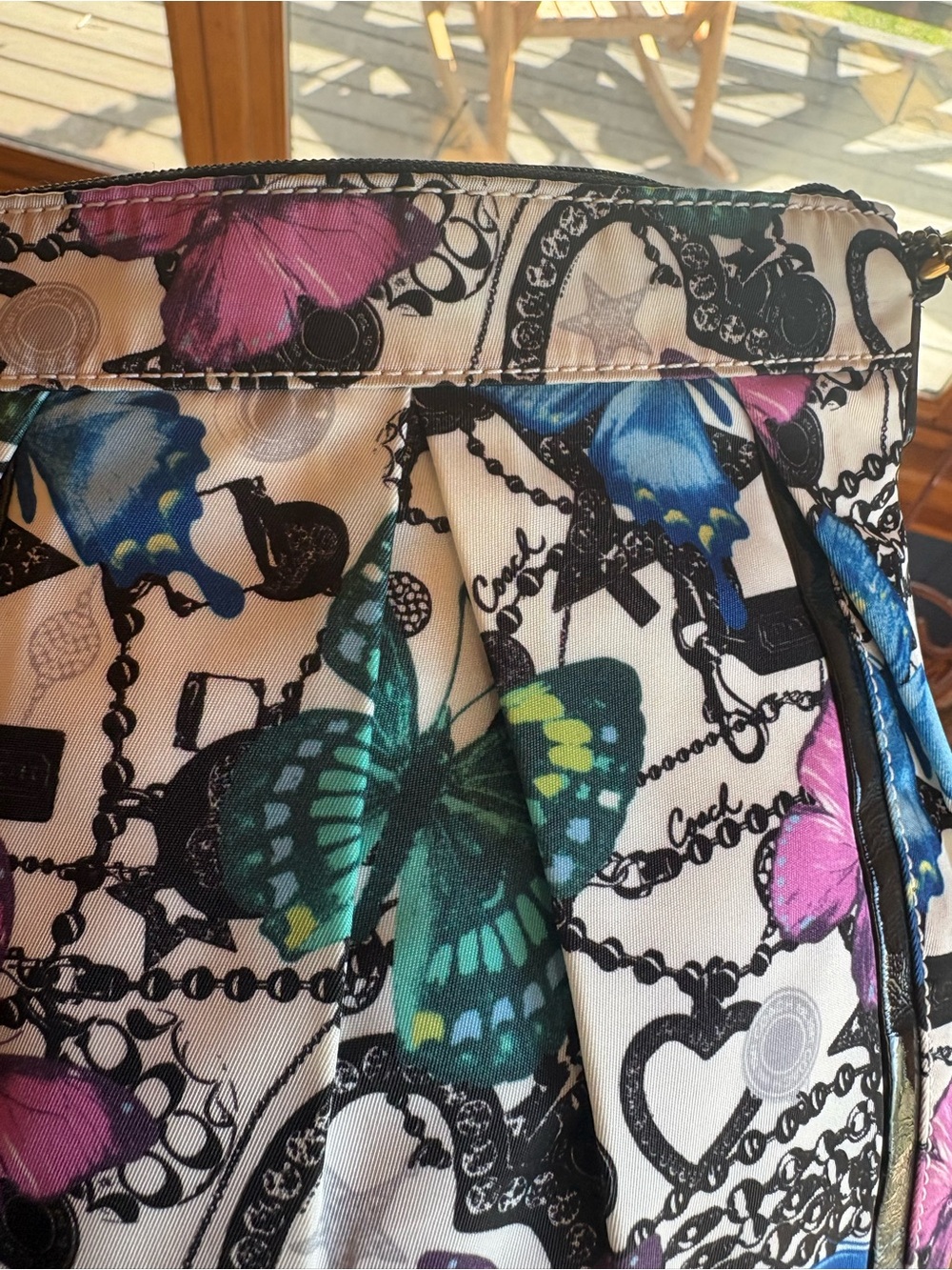 Rare Coach bag with butterfly’s - Picture 4 of 6
